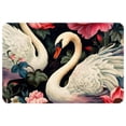 thumbnail image 1 of Swan Polyester Non-Slip Machine Washable Office Chair Rug for Chair Rugs and Door Rug, 1 of 6