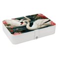 thumbnail image 1 of Swan Portable PU Leather Jewelry Organizer with Removable Compartment, Storage Box, Necklace Holder, and Travel Organizer, 1 of 6