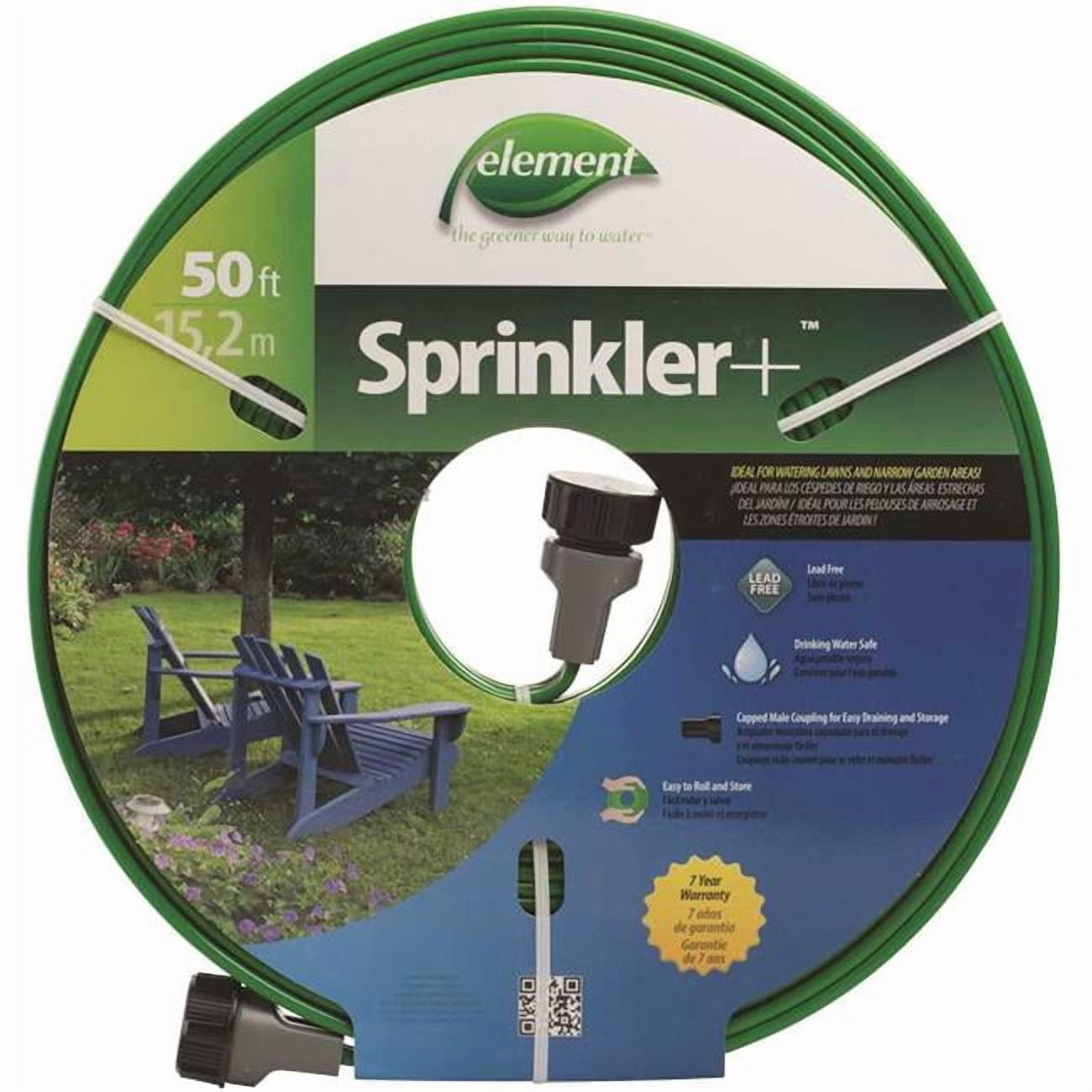 Swan Products Llc Eltecv050 Element Sprinkler Soaker Hose  50 Ft.