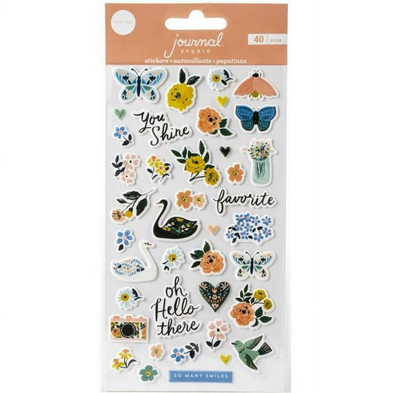 Swan Puffy Stickers - American Crafts
