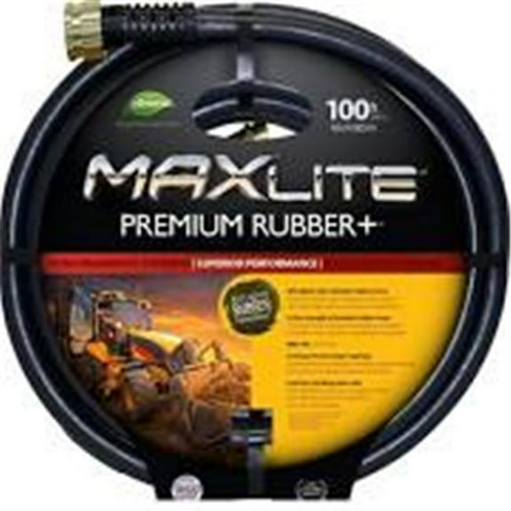 Swan SGC58100 Maxlite Premium Rubber Hose, Black, 100'