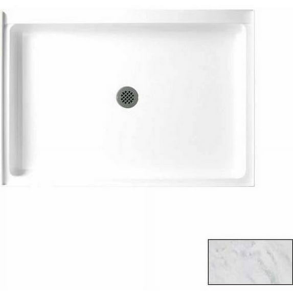 Swan SS-3248-010 32" x 48" Swanstone Shower Base (Drain Included), Available in Various Colors