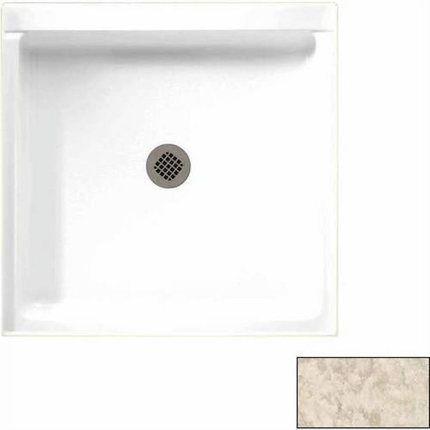 Swan SS3636010 36" x 36" Swanstone Shower Base (Drain Included