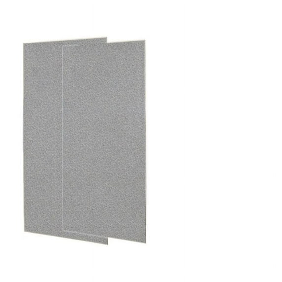 Swan SS-3696-2-042 36-in W x 96-in H Solid Surface Shower Wall Panel in Gray Granite