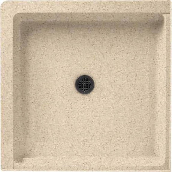Swan SS-36DTF-010 36" x 36" Swanstone Shower Base (Drain Included), Available in Various Colors