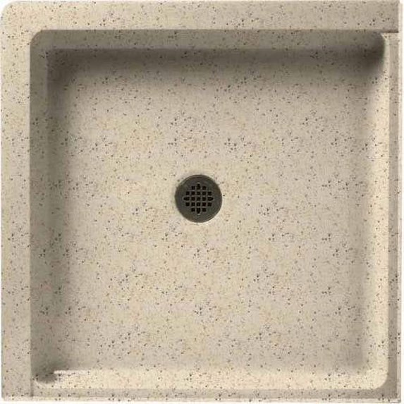 Swan SS-36DTF-010 36" x 36" Swanstone Shower Base (Drain Included), Available in Various Colors