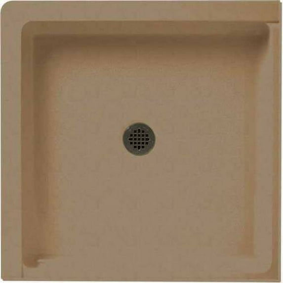 Swan SS-36DTF-010 36" x 36" Swanstone Shower Base (Drain Included), Available in Various Colors