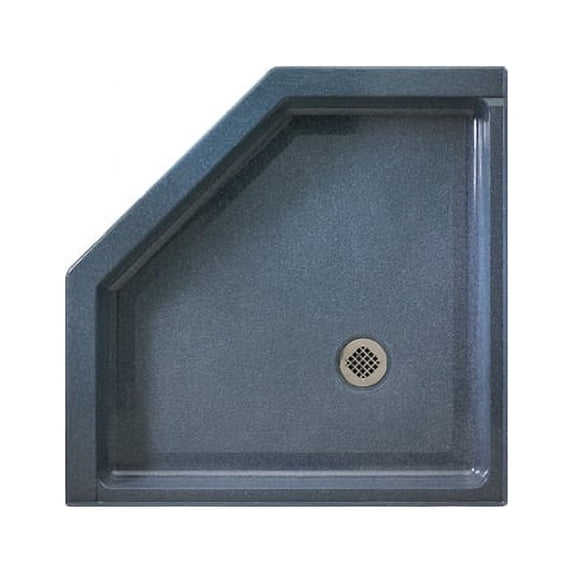 Swan SS-38NEO-010 38\" x 38\" Swanstone Shower Base (Drain Included), Available in Various Colors