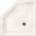thumbnail image 1 of Swan SS-38NEO-010 38" x 38" Swanstone Shower Base (Drain Included), Available in Various Colors, 1 of 7