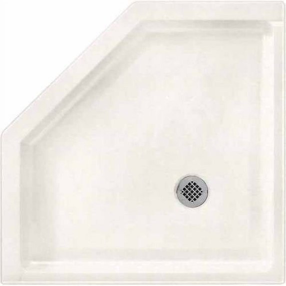 Swan SS-38NEO-010 38" x 38" Swanstone Shower Base (Drain Included), Available in Various Colors