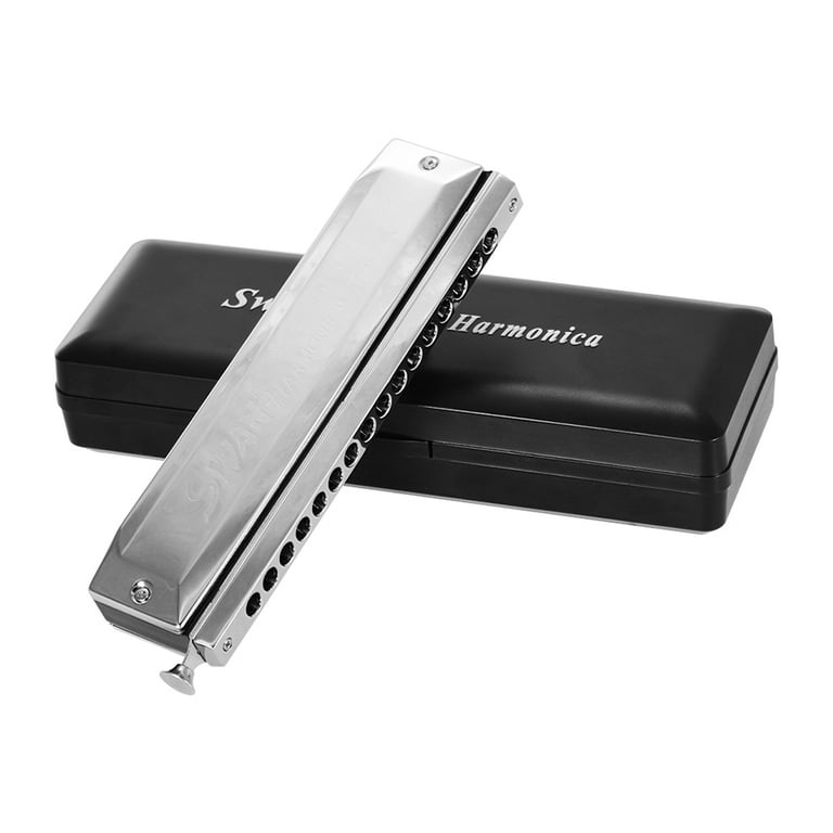 Swan SW 1664 16 Holes Chromatic Harmonica C Key 64 Tones Mouth