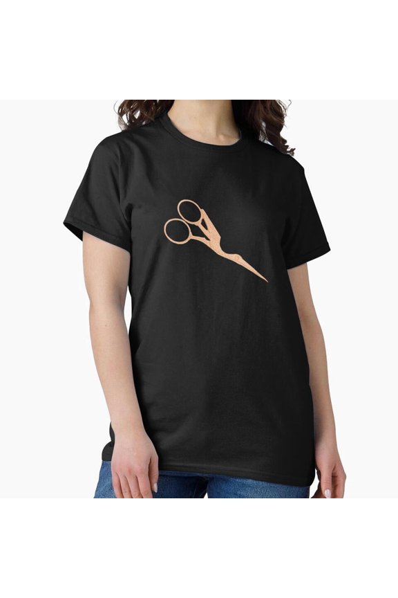 Swan Scissors Embrodery H3165, Premium Unisex Tee – Extended Sizes Up to 5XL