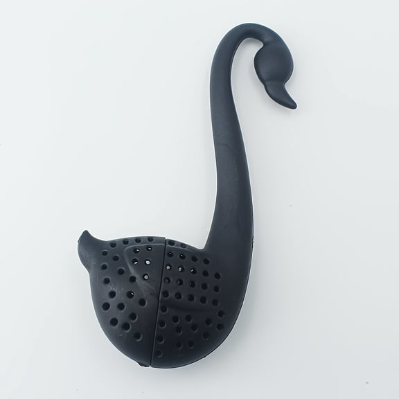 Swan-Shaped Mini Tea Infuser - Creative Plastic Tea Strainer for Loose Leaf & Blooming Teas, Kitchen & Dining Accessory, Tea Accessories