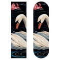 thumbnail image 1 of Swan Skateboard Grip Tape Stickers Pack of Two - Emery Surface PVC Backing 8.8x32.6in/22.4x83 cm, 1 of 5