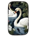thumbnail image 1 of Swan Soft Furry Printed Car Armrest Mat Cover 12.5x8.2 Inch, 1 of 6