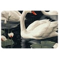 thumbnail image 1 of Swan Soft Polyester Non-Slip Machine Washable Floor Carpet Door Mat Office Rugs, 1 of 6
