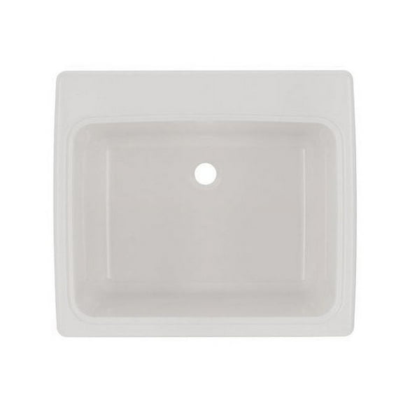 Swan Solid Surface 25'' x 22'' Drop-In/Undermount Laundry Sink