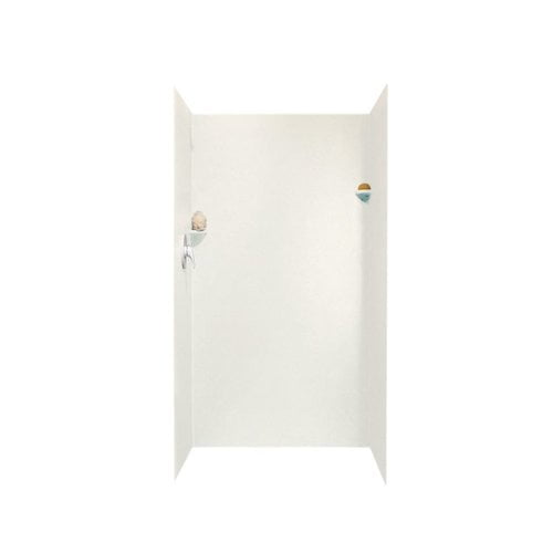 Swan Solid Surface 72'' x 36'' x 36'' Three Panel Shower Wall