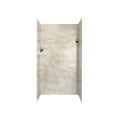 thumbnail image 1 of swan solid surface 72'' x 36'' x 36'' three panel shower wall, 1 of 7
