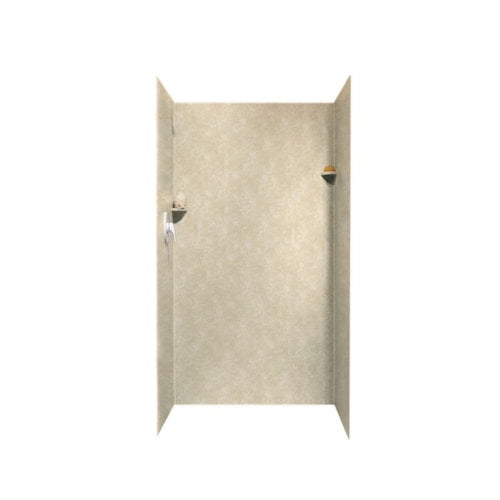 Swan Solid Surface 72'' x 36'' x 36'' Three Panel Shower Wall