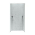 thumbnail image 1 of swan solid surface 73'' x 36'' x 36'' three panel shower wall, 1 of 7