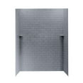 thumbnail image 1 of swan solid surface 73'' x 62'' x 36'' three panel shower wall, 1 of 7