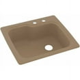 thumbnail image 1 of Swan Solid Surface Kitchen Sink (25" x 22") with 2 Faucet Holes, 1 of 1
