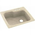 thumbnail image 1 of Swan Solid Surface Kitchen Sink (25" x 22") with 3 Faucet Holes, 1 of 1