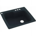 thumbnail image 1 of Swan Solid Surface Kitchen Sink (25" x 22") with 4 Faucet Holes, 1 of 1