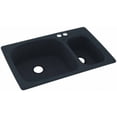 thumbnail image 1 of Swan Solid Surface Kitchen Sink (33" x 22") with 2 Faucet Holes, 1 of 1