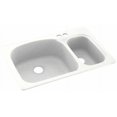 thumbnail image 1 of Swan Solid Surface Kitchen Sink (33" x 22") with 2 Faucet Holes, 1 of 1