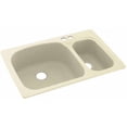 thumbnail image 1 of Swan Solid Surface Kitchen Sink (33" x 22") with 2 Faucet Holes, 1 of 1