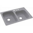thumbnail image 1 of Swan Solid Surface Kitchen Sink (33" x 22") with 3 Faucet Holes, 1 of 1
