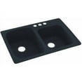 thumbnail image 1 of Swan Solid Surface Kitchen Sink (33" x 22") with 3 Faucet Holes, 1 of 1