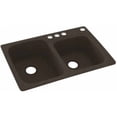 thumbnail image 1 of Swan Solid Surface Kitchen Sink (33" x 22") with 4 Faucet Holes, 1 of 1