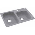 thumbnail image 1 of Swan Solid Surface Kitchen Sink (33" x 22") with 4 Faucet Holes, 1 of 1