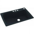 thumbnail image 1 of Swan Solid Surface Single Bowl Kitchen Sink (33" x 22") with 4 Faucet Holes, 1 of 1