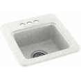 thumbnail image 1 of Swan Solid Surface Small Bar Sink (15" x 15") with 3 Faucet Holes, 1 of 1