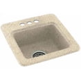 thumbnail image 1 of Swan Solid Surface Small Bar Sink (15" x 15") with 3 Faucet Holes, 1 of 1