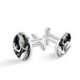 thumbnail image 1 of Swan Sophisticated Cufflink Set for Elegant Attire Made of Stainless Steel for Formal Wear and Business Meetings, 1 of 6