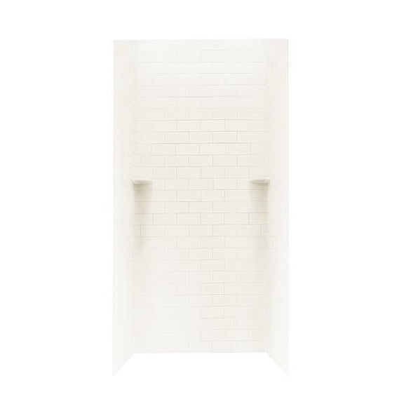 Swan Surfaces Subway Tile Three Panel Shower Wall