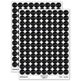 thumbnail image 1 of Swan Swimming Outline 200+ Round Stickers - Black - Gloss Finish - 0.50" Size, 1 of 3