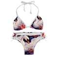 thumbnail image 1 of Swan Swimsuit Bikini Set with Detachable Sponge and Adjustable Strap, Two-Pack, for Beach and Pool Parties, 1 of 6