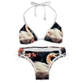 thumbnail image 1 of Swan Swimsuit Women Bikini Set Two-Pack Detachable Sponge Adjustable Strap for Swimming Suits Beachwear, 1 of 6
