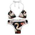 thumbnail image 1 of Swan Swimsuit Women Bikini Sets, Detachable Sponge Adjustable Strap Swim Suits, Two-Pack- Beachwear Pool Party Summer Vacation, 1 of 6
