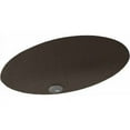 thumbnail image 1 of Swan UL-1913-010 Swanstone 16" x 6.25" Undermount Oval Bathroom Sink with Overflow, Available in Various Colors, 1 of 1