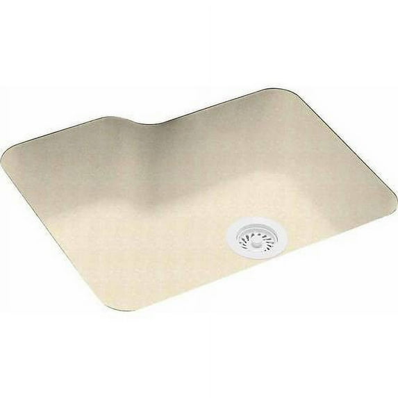Swan US-2215-010 25" x 21.25" Swanstone Single-Basin Undermount Kitchen Sink, Available in Various Colors