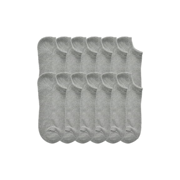 Swan Unisex No-Show Socks (12-Pairs)