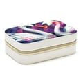 thumbnail image 1 of Swan Velvet Portable Earring Holder with Removable Compartment: Display Case, Jewelry Box, Decorative Box - Gift!, 1 of 7