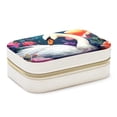 thumbnail image 1 of Swan Velvet Portable Jewelry Organizer with Removable Compartment - Necklace Holder and Gift Box, 1 of 7